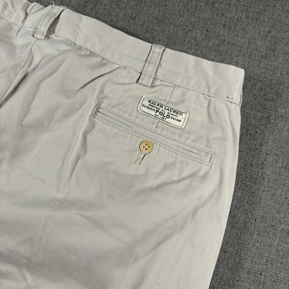 Vintage Polo Ralph Lauren Prospect Pant Men 40/30 Khaki Tan Classic Chino Cotton